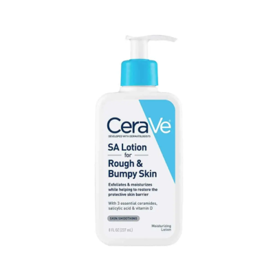 Cerave SA Smoothing Lotion for Rough & Bumpy Skin, 237ml – Exfoliating and Hydrating Formula with Salicylic Acid