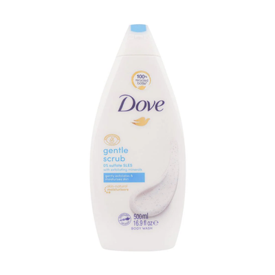 DOVE SHOWER GEL 500ML GENTLE SCRUB