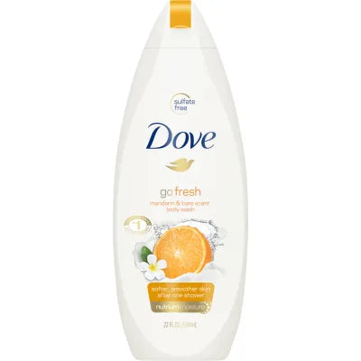 DOVE BODY WASH 250ML GO FRESH ORANGE