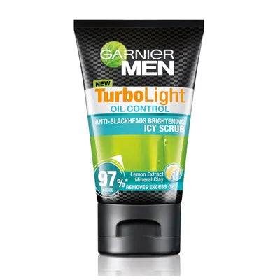 GARNIER MEN FACE WASH OIL CONTROL 100ML ICY SCRUB
