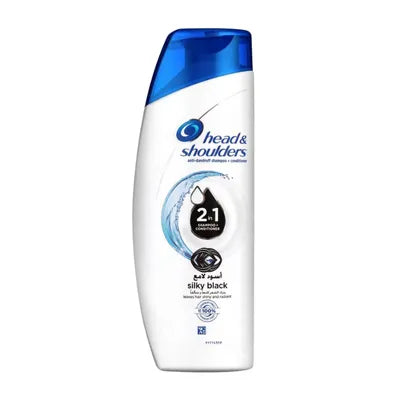 HEAD&SHOULDER SHAMPOO 190ML SILKY BLACK 2IN1