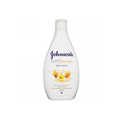 JOHNSONS BODY WASH 400ML SOFTNOURISH