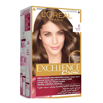 LOREAL EXCELLENCE HAIR COLOR 6 DARK BLONDE