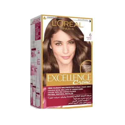 LOREAL EXCELLENCE HAIR COLOR 6 DARK BLONDE
