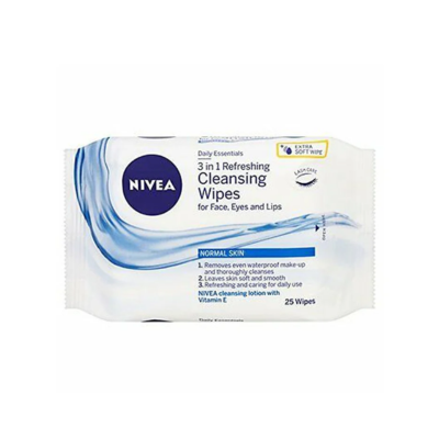 NIVEA FACIAL WIPES DRY SKIN 25S
