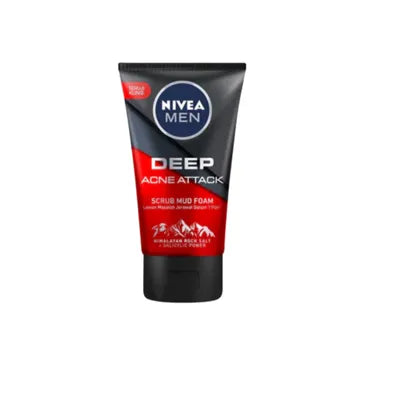 NIVEA MEN FACE SCRUB 100ML DEEP
