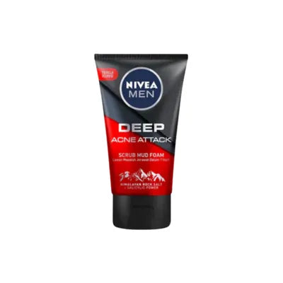 NIVEA MEN FACE SCRUB 100ML DEEP