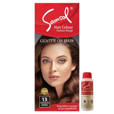 SAMSOL HAIR COLOR 13 CHOCOLATE BROWN