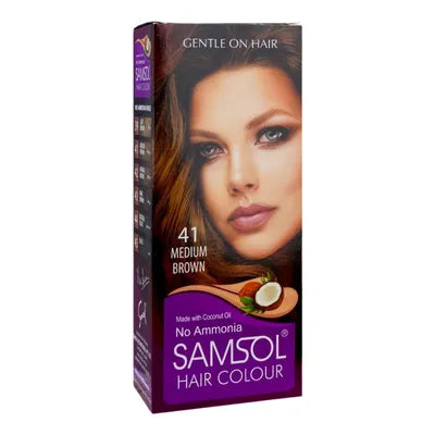 SAMSOL HAIR COLOR 41 MEDIUM BROWN
