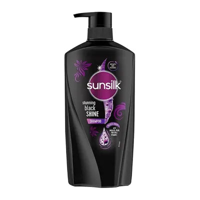 SUNSILK SHAMPOO 650ML BLACK SHINE