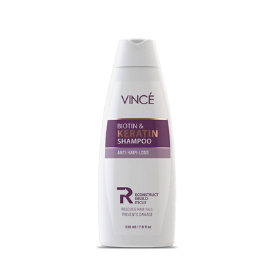 VINCE BIOTIN&KERATIN SHAMPOO 230ML ANTI HAIR LOSS