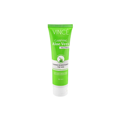 VINCE FACE WASH 100ML ALOE VERA CLARIFYING